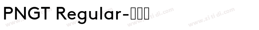 PNGT Regular字体转换